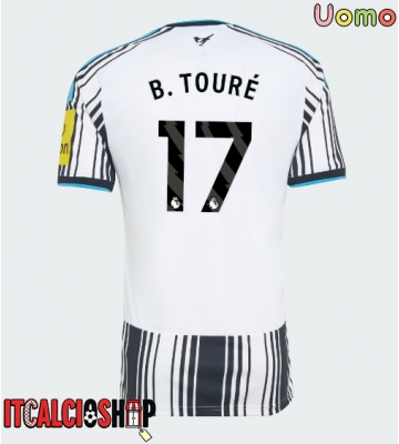 Newcastle United Bazoumana Toure #17 Prima Maglia 2026-27 Manica Corta Newcastle United Bazoumana Toure #17 Prima Maglia 2026-27 Manica Corta